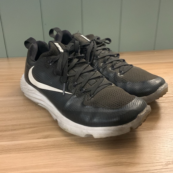 NIKE VAPOR SPEED TURF TRAINING SHOES MEN’S SIZE 8.5 BLACK/WHITE - Picture 2 of 5